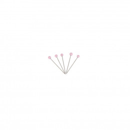 Murano glass head pins (Light pink)