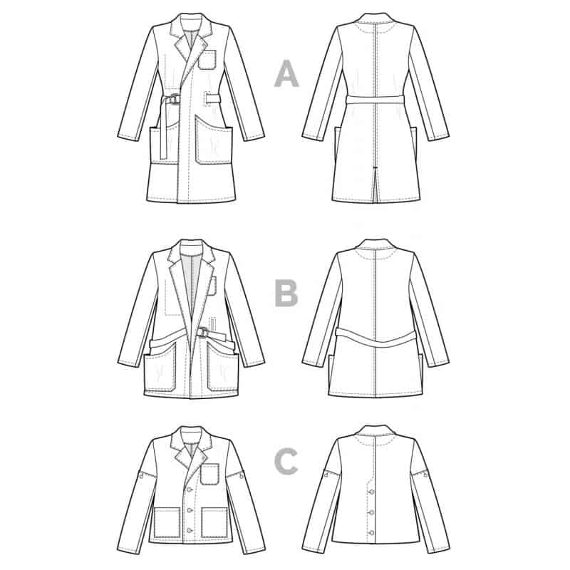 trench sewing pattern