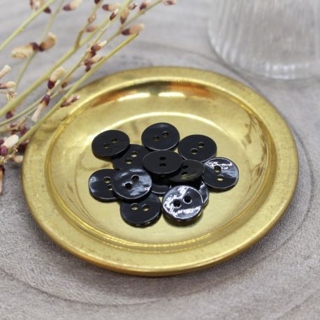 Glossy Buttons - Black