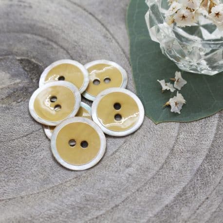 Halo Buttons - Mustard