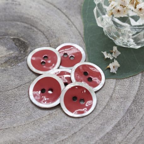 Halo Buttons - Terracotta