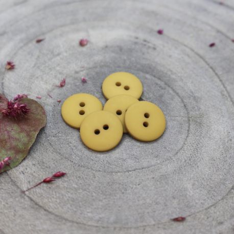 Boutons Classic Mat - Mustard