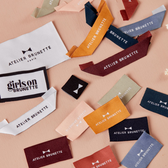Pack étiquettes - "Atelier Brunette" coloré