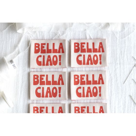 Bella Ciao - Woven labels- La petite Maison Couture