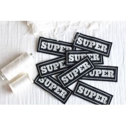 "Super" Woven labels