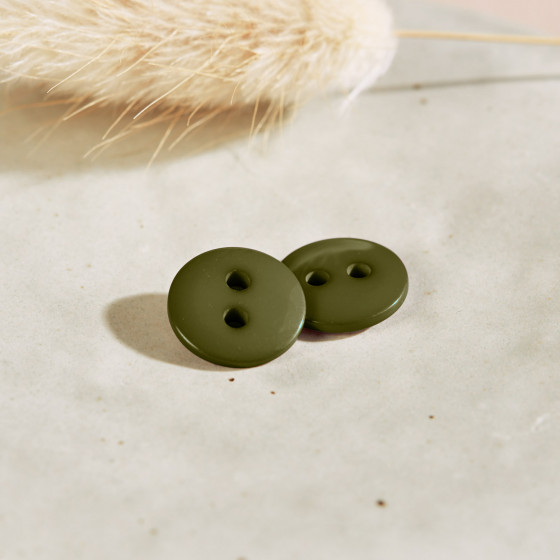 Classic Shine Buttons - Ivy Green