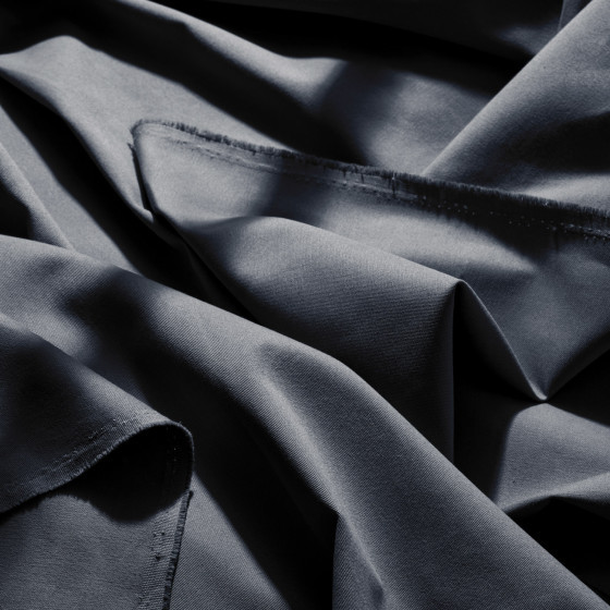 Gabardine Light Deep Charcoal Fabric Remnants