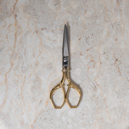 Gold embroidery scissors - Retro - 13 cm