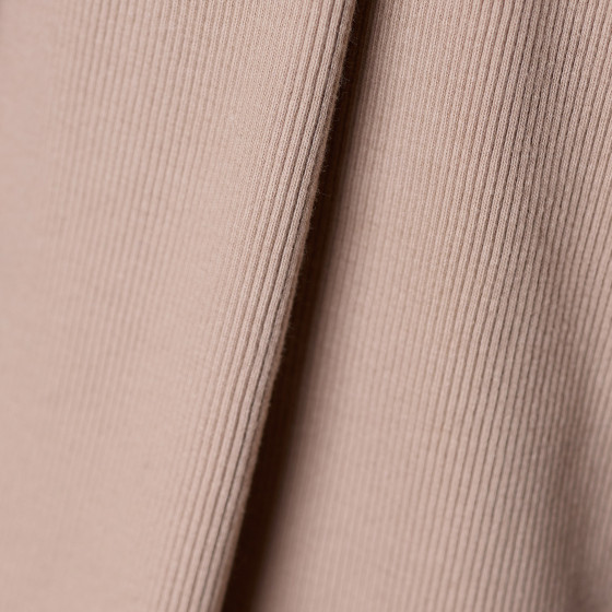 Sandy Sand Ribbing Fabric