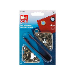 Oeillets 8mm - Laiton antique - Prym