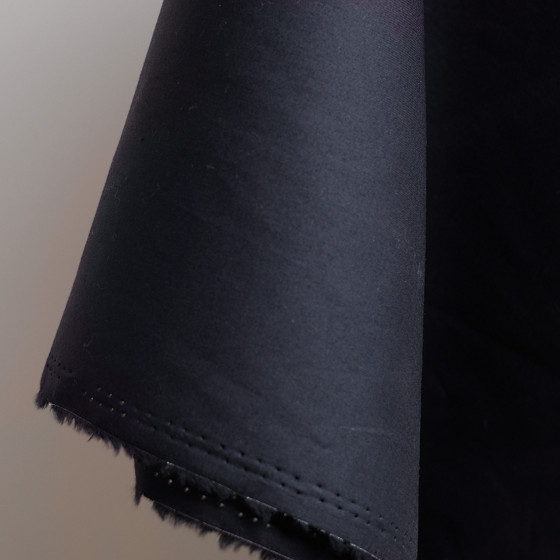 Water-Repellent Cotton Deep Charcoal Fabric