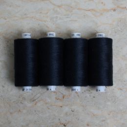 Night/Deep Charcoal overlock bobbin x 4