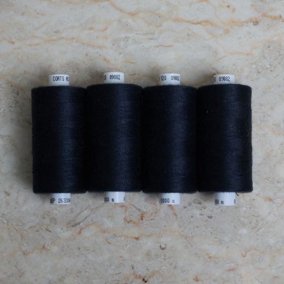 Night/Deep Charcoal overlock bobbin x 4