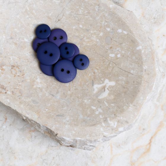 Boutons Classic Matte - Cobalt