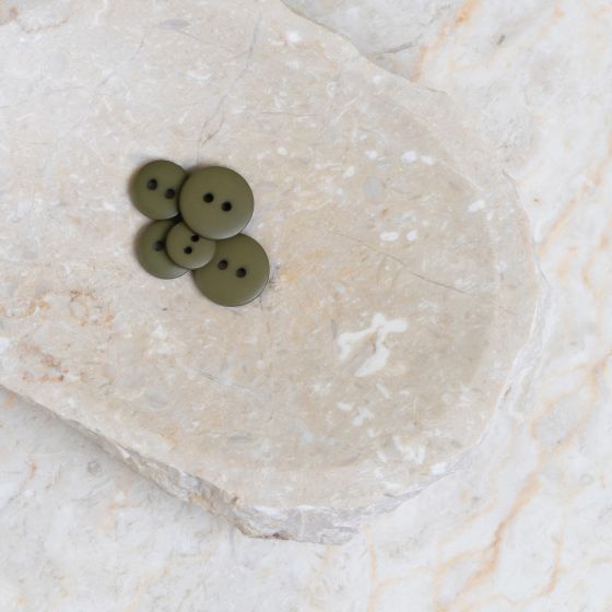 Classic Matte Buttons - Ivy Green