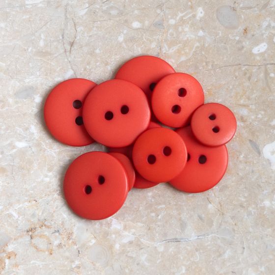 Boutons Classic Matte - Tangerine