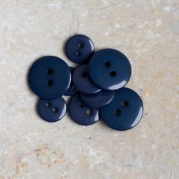 Classic Shine Buttons - Cobalt