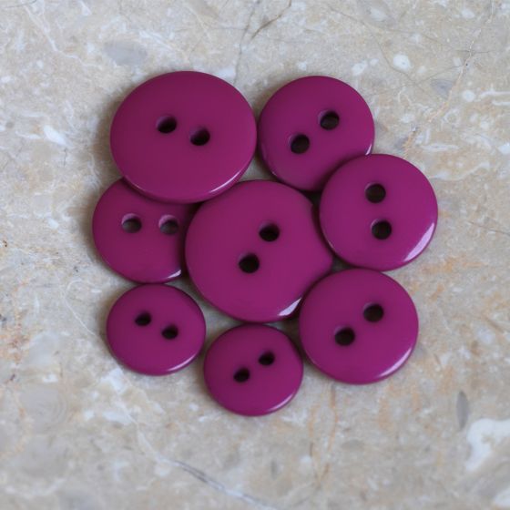 Classic Shine Buttons - Dahlia