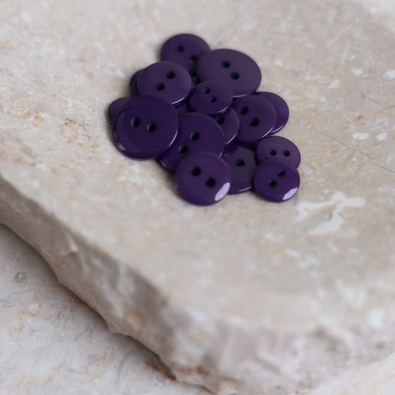 Classic Shine Buttons - Majestic Purple