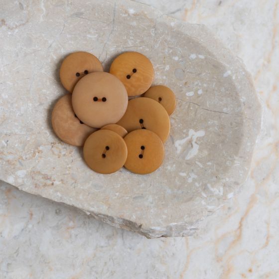 Palm Buttons - Ochre