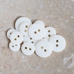 Classic Matte Buttons - Off-White