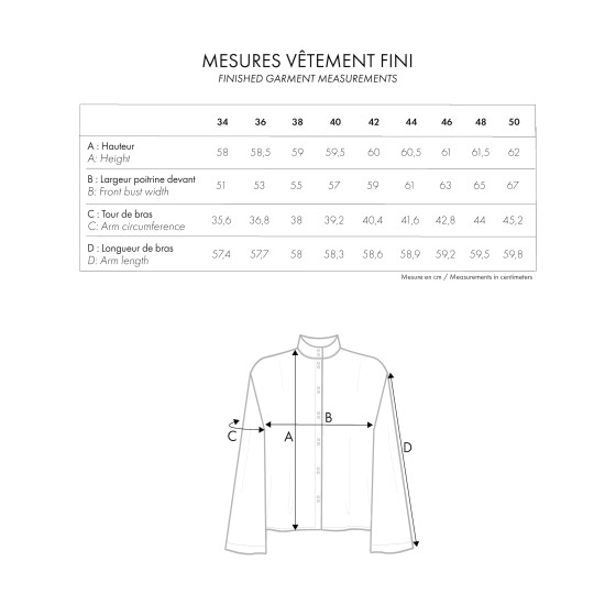 LA Chemise Amirale - PDF sewing pattern