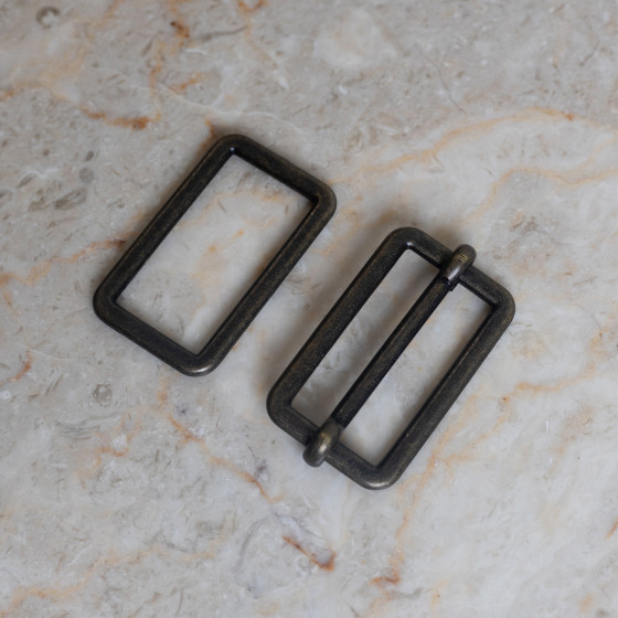 30 mm Adjustment Buckles - brass