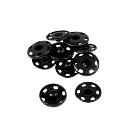 Snap fasteners - 6mm - Black