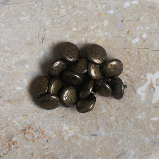 Moon Buttons - Antique Brass