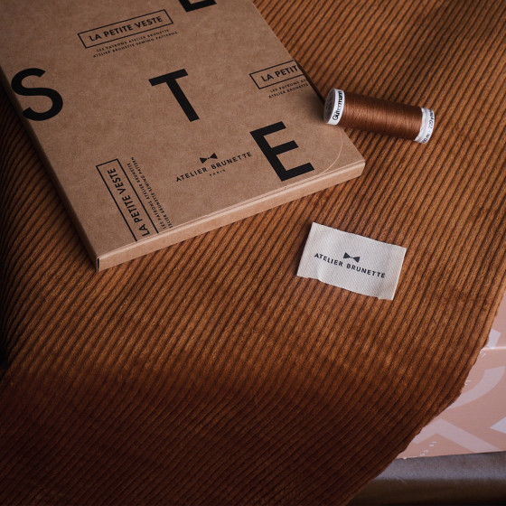 THE SEWING BOX: LA PETITE VESTE BUBBLE PECAN PIE