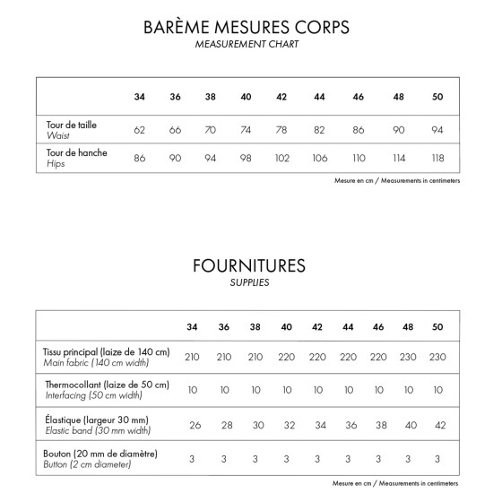 LA Jupe Culotte - Patron PDF