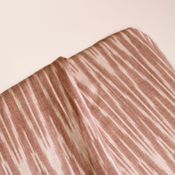 "Ikat Naya Brown" Fabric