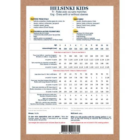 Helsinki Dress 3-12 yo