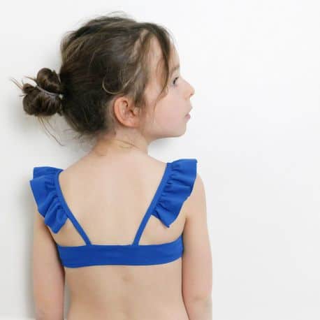 Girl swimsuit sewing pattern.
