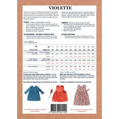 Violette Dress (3-12 years)